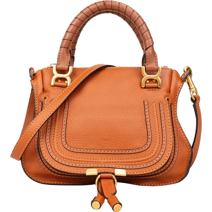 Chloé Chloé Grained Calfskin Small Marcie Handbag