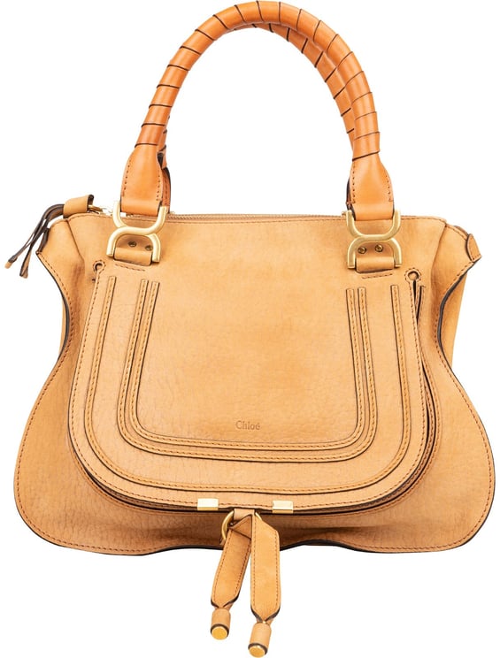 Chloé Chloé Brown Suede Marcie Handbag