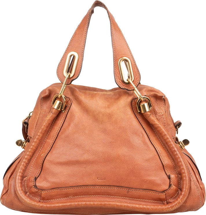 Chloé Chloé Brown Leather Paraty Handbag