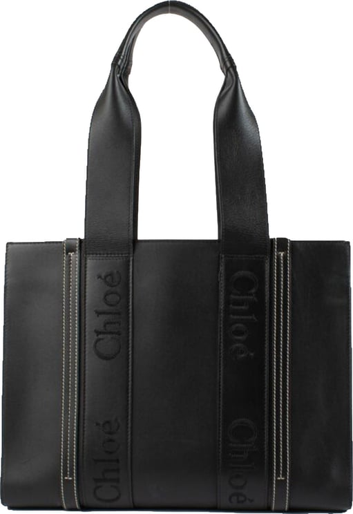 Chloé Chloe Woody Medium Leather Tote Bag