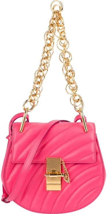 Chloé Chloé Quilted Leather Chain Drew Bijou Crossbody Shoulder Bag
