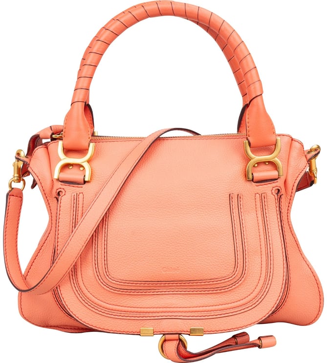 Chloé Chloé Grained Calfskin Marcie Shoulder Bag