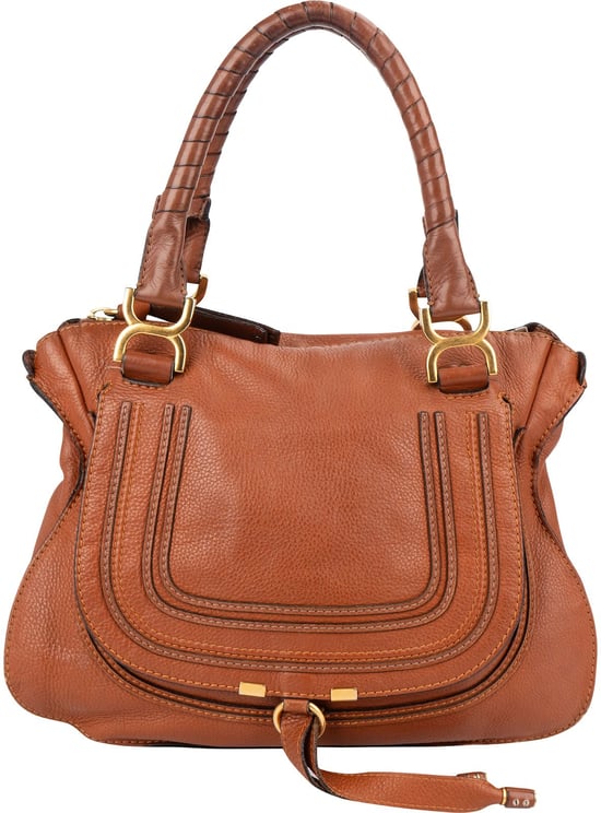 Chloé Chloé Grained Leather Marcie Hobo Handbag