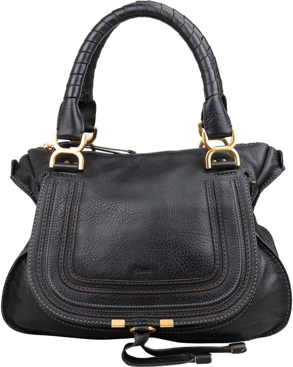 Chloé Chloé Grained Calfskin Leather Marcie Handbag