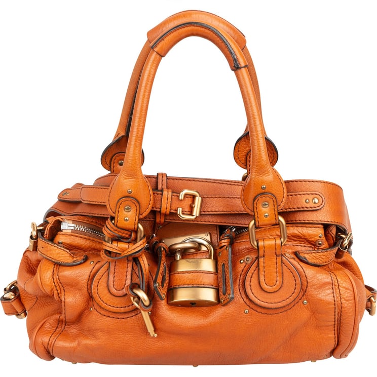 Chloé Chloé Leather Paddington Crossbody Handbag