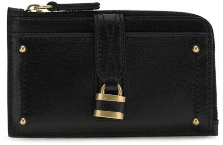 Chloé Chloé Black Calf Leather Bos Taurus Wallet