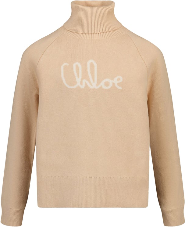 Chloé Chloe Kinder Meisjes Trui In Zalm