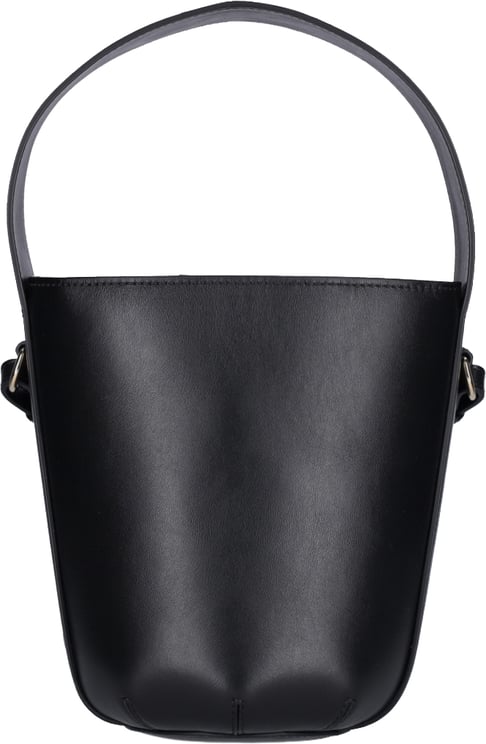 Chloé Black Sense Mini Leather Bucket Bag
