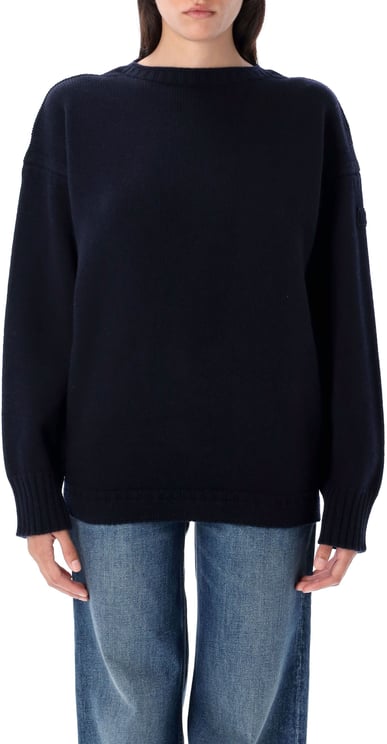 Chloé Sweater Boat Neck Blu