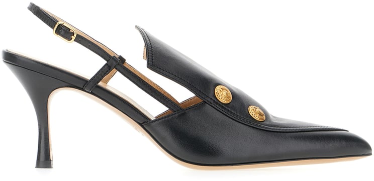 Chloé Chloe Black leather Agnes pumps