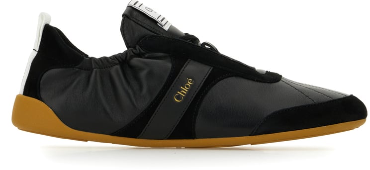 Chloé Chloe Black leather Kick sneakers