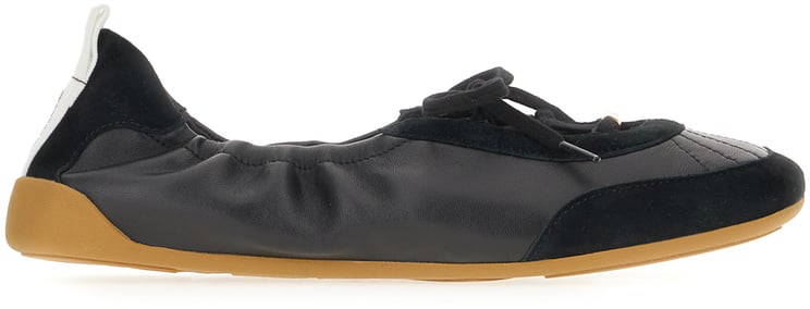 Chloé Chloe Black leather Kick ballerinas