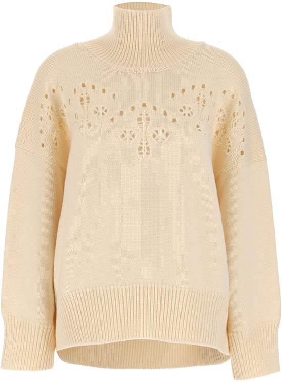 Chloé Chloe Cream wool oversize sweater