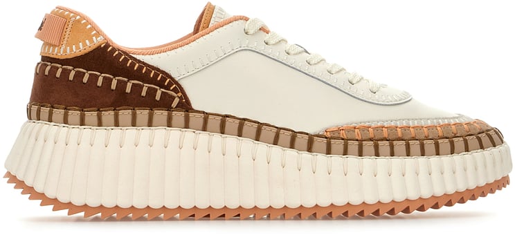 Chloé Chloe Multicolor leather Nama sneakers