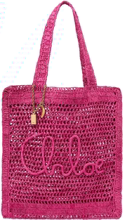 Chloé Summer Banana Logo Tote Bag