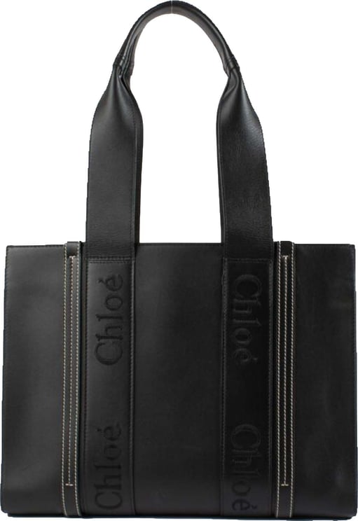 Chloé Chloe Woody Medium Leather Tote Bag