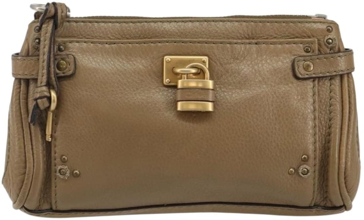 Chloé Chloe Paddington Pouch Leather