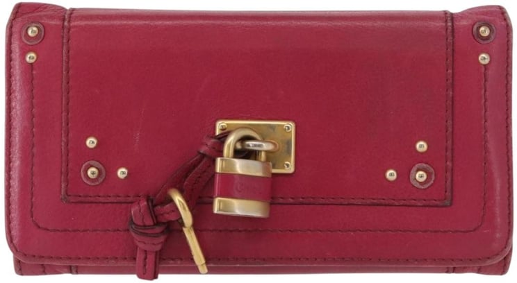 Chloé Chloe Paddington Wallet Leather