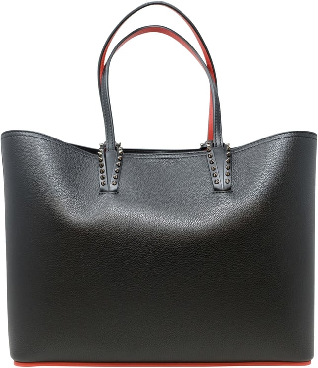 Christian Louboutin CHRISTIAN LOUBOUTIN 3205218 CM53 BLACK LEATHER CABATA CALF EMPIRE BAG