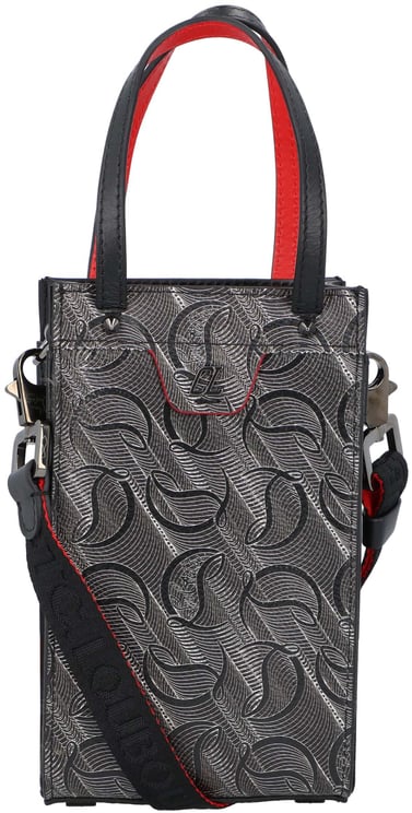 Christian Louboutin Monogram Ruistote Nano Tote Black
