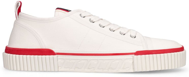 Christian Louboutin White sneakers with red detail