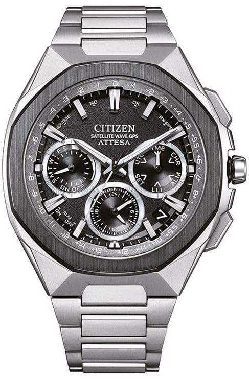 Citizen Citizen Horloge CC4104-53E Attesa Satellite Wave GPS Titanium Eco-drive