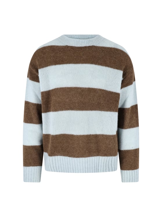 Closed Alpaca Blend Sweater with Striking Horizontal Stripes