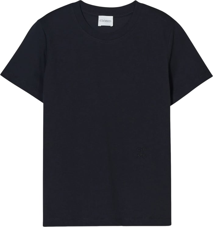 Closed Closed Basic T-shirt T-shirts Zwart C95200-44h-em