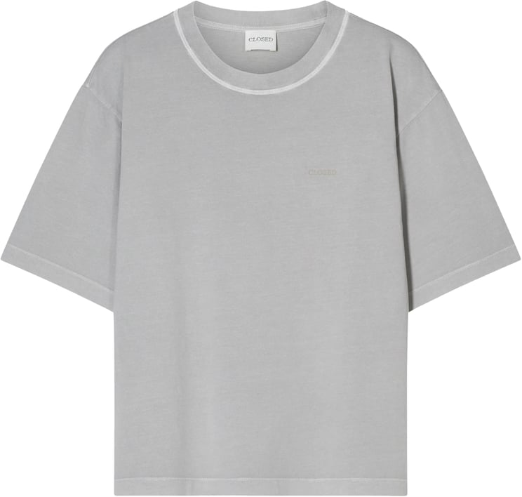Closed Closed Relaxed T-shirt T-shirts Grijs C95500-44h-13
