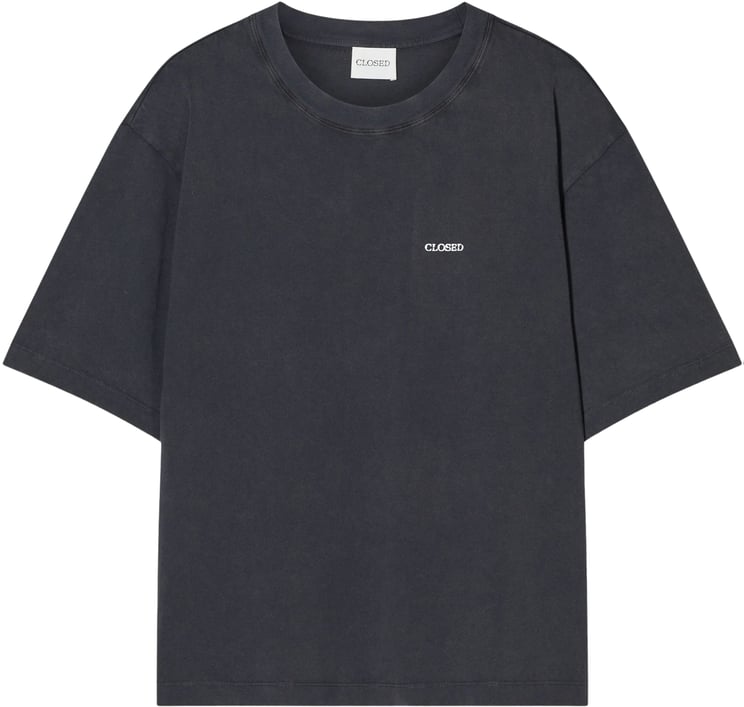 Closed Closed Relaxed T-shirt T-shirts Zwart C95500-44h-13