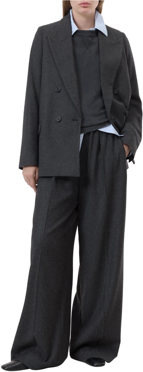 Closed Closed Fitted Doublebreasted Blazer Blazers Anthraciet C97884-355-22