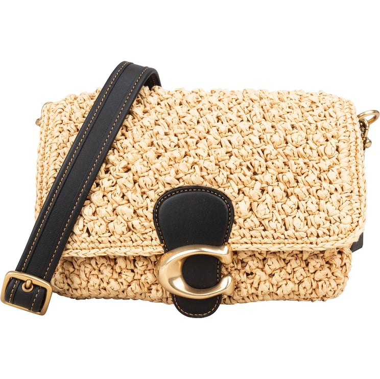Coach Coach Raffia Soft Tabby Crossbody Bag