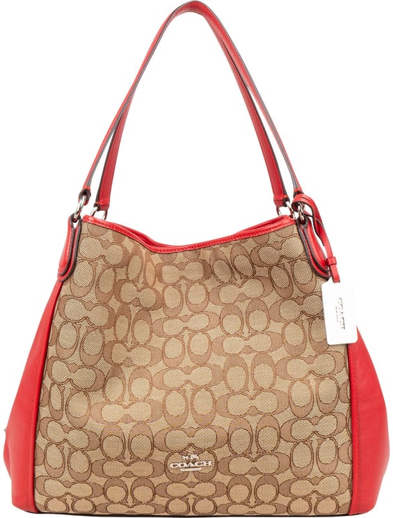 Coach Coach Monogram Signature Canvas Celeste Convertible Hobo Shoulder Bag
