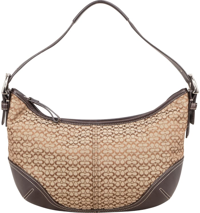 Coach Coach Monogram Signature Hobo Shoulder Bag