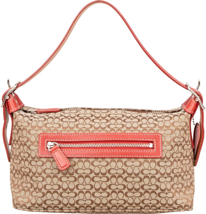 Coach Coach Monogram Signature Demi Pochette Shoulder Bag