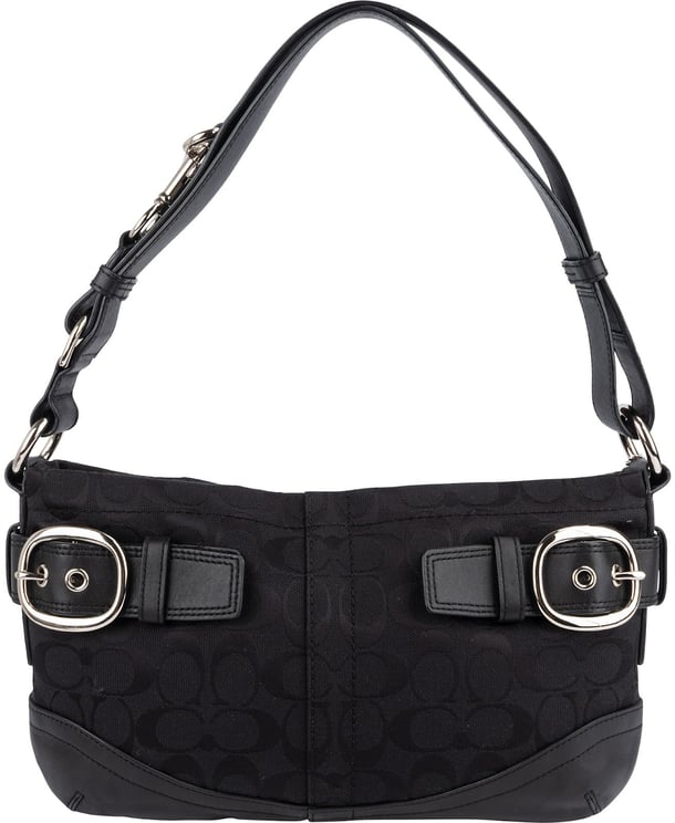 Coach Coach Monogram Signature Soho Buckle Flap Shoulder Bag