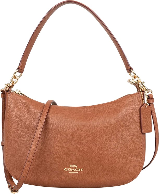 Coach Coach Pebbled Leather Cary Shoulder Crossbody Bag