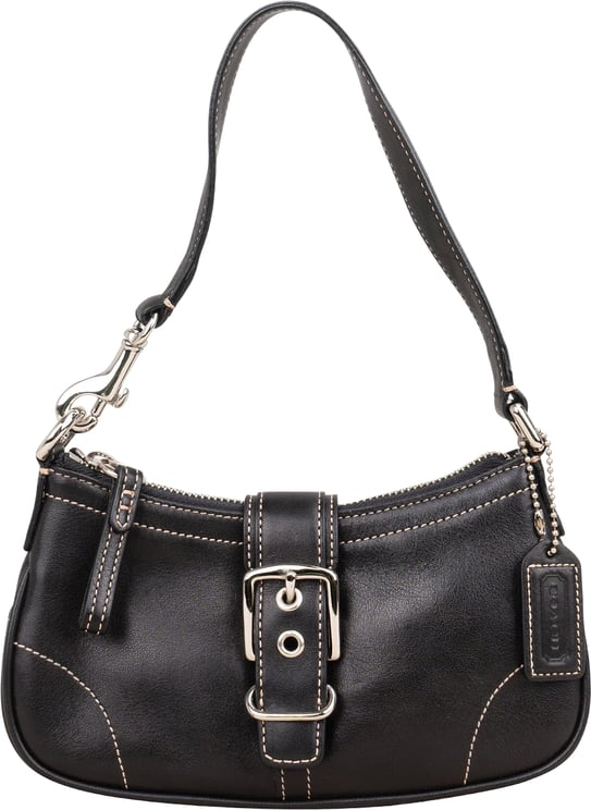 Coach Coach Leather Soho Buckle Pochette Handbag