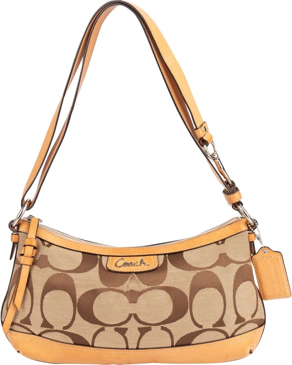Coach Coach Monogram Signature Soho Small Hobo Crossbody Bag