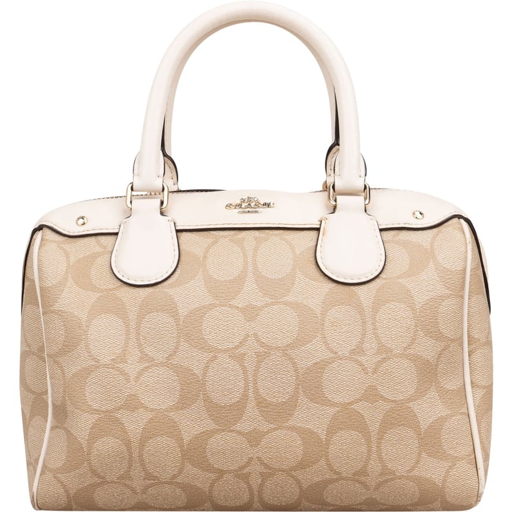 Coach Coach Monogram Signature Rowan Satchel Handbag