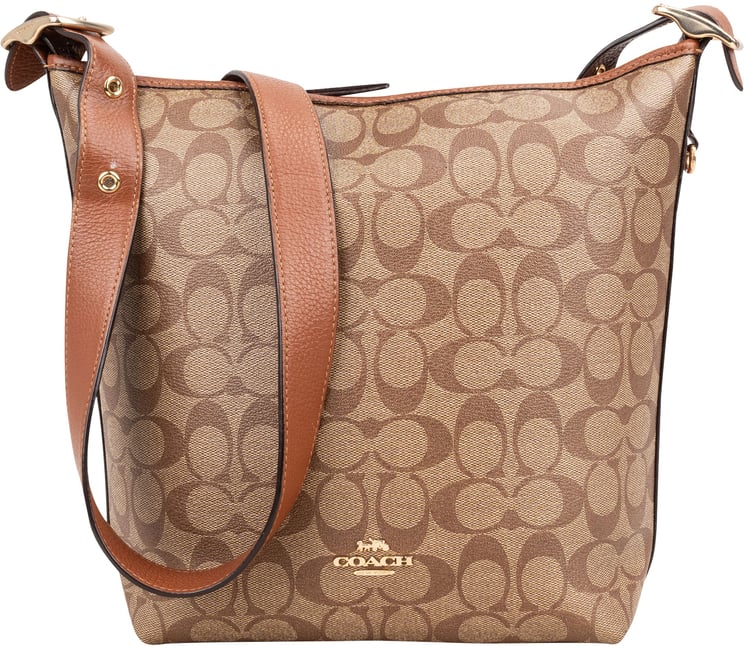Coach Coach Signature Canvas Monogram Val Crossbody Bag