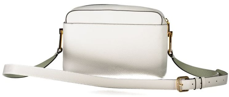 Coccinelle Coccinelle White Leather Shoulder Bag