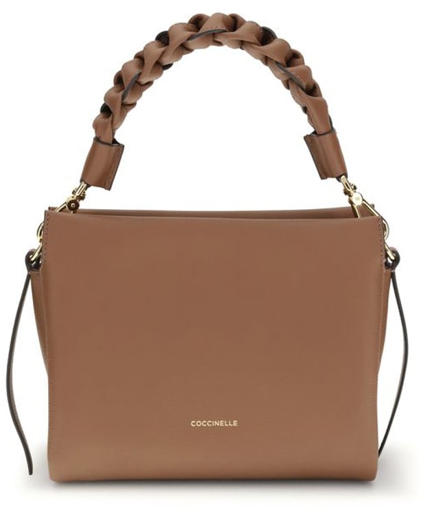 Coccinelle Coccinelle Beige Calf Leather Bos Taurus Handbag