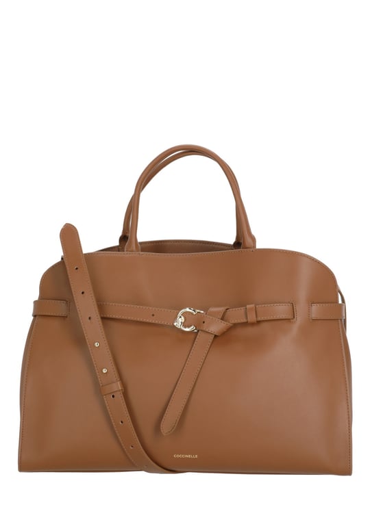 Coccinelle Coccinelle Large Leather Shoulder Bag With Structured Silhouette