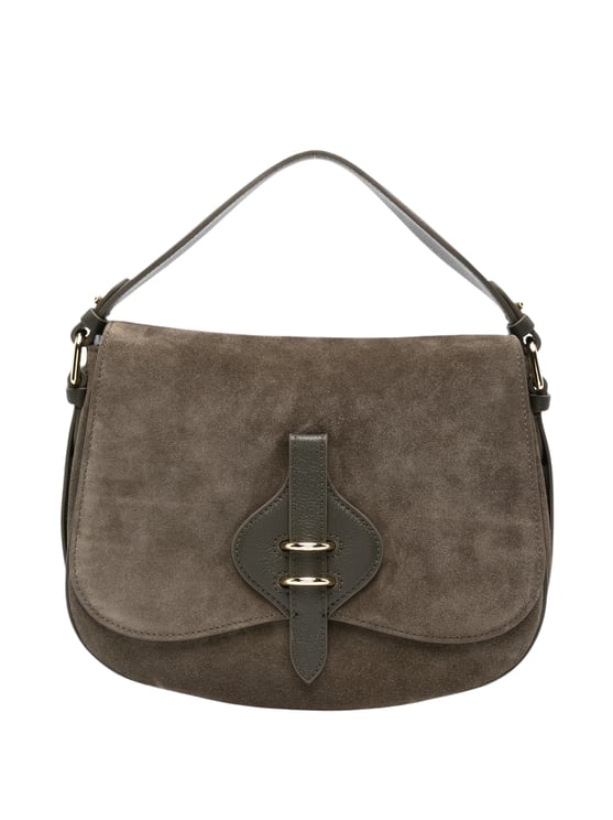 Coccinelle Mavery Medium Suede Shoulder Bag