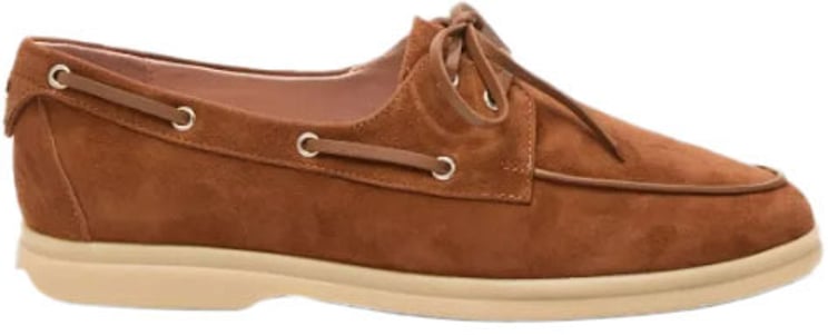 Coccinelle Flat Shoes Cognac