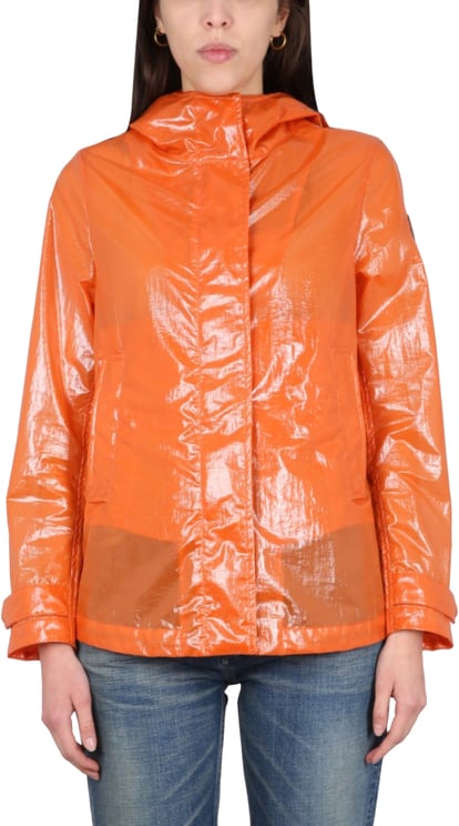 Colmar Originals Glossy Waxed Jacket With High Neck