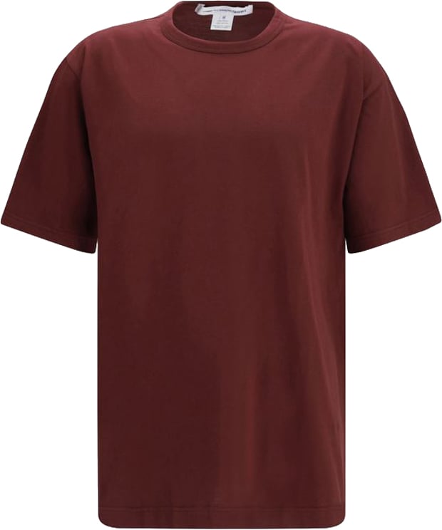 Comme des Garçons Comme Des Garçons Bordeaux Cotton T-Shirt