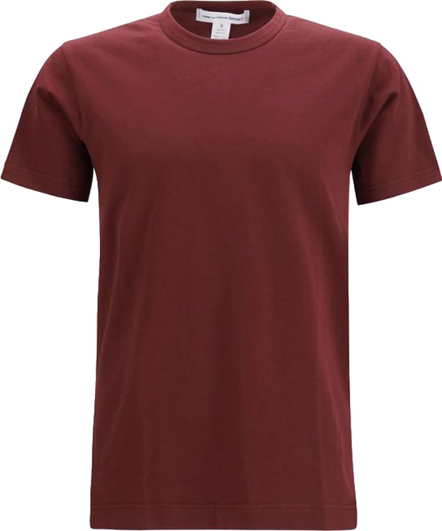 Comme des Garçons Comme Des Garçons Bordeaux Cotton T-Shirt