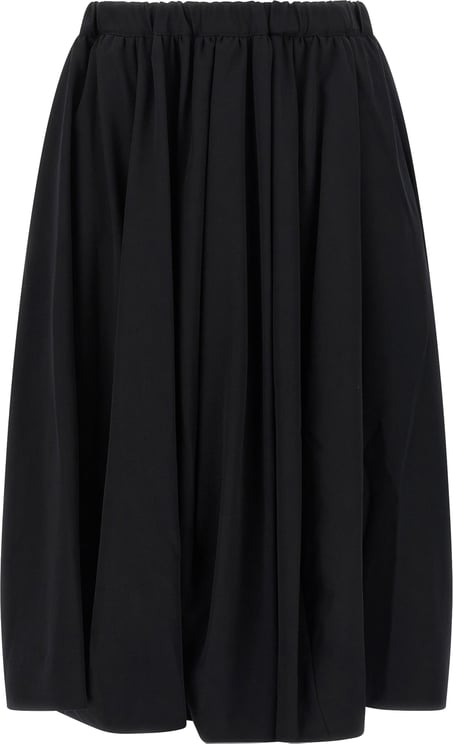 Comme des Garçons Comme Des Garçons Black Wool Mini Skirt